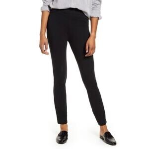 Spanx The Perfect Pant Ankle Backseam Skinny Black Stretchy Ponte Knit size XS